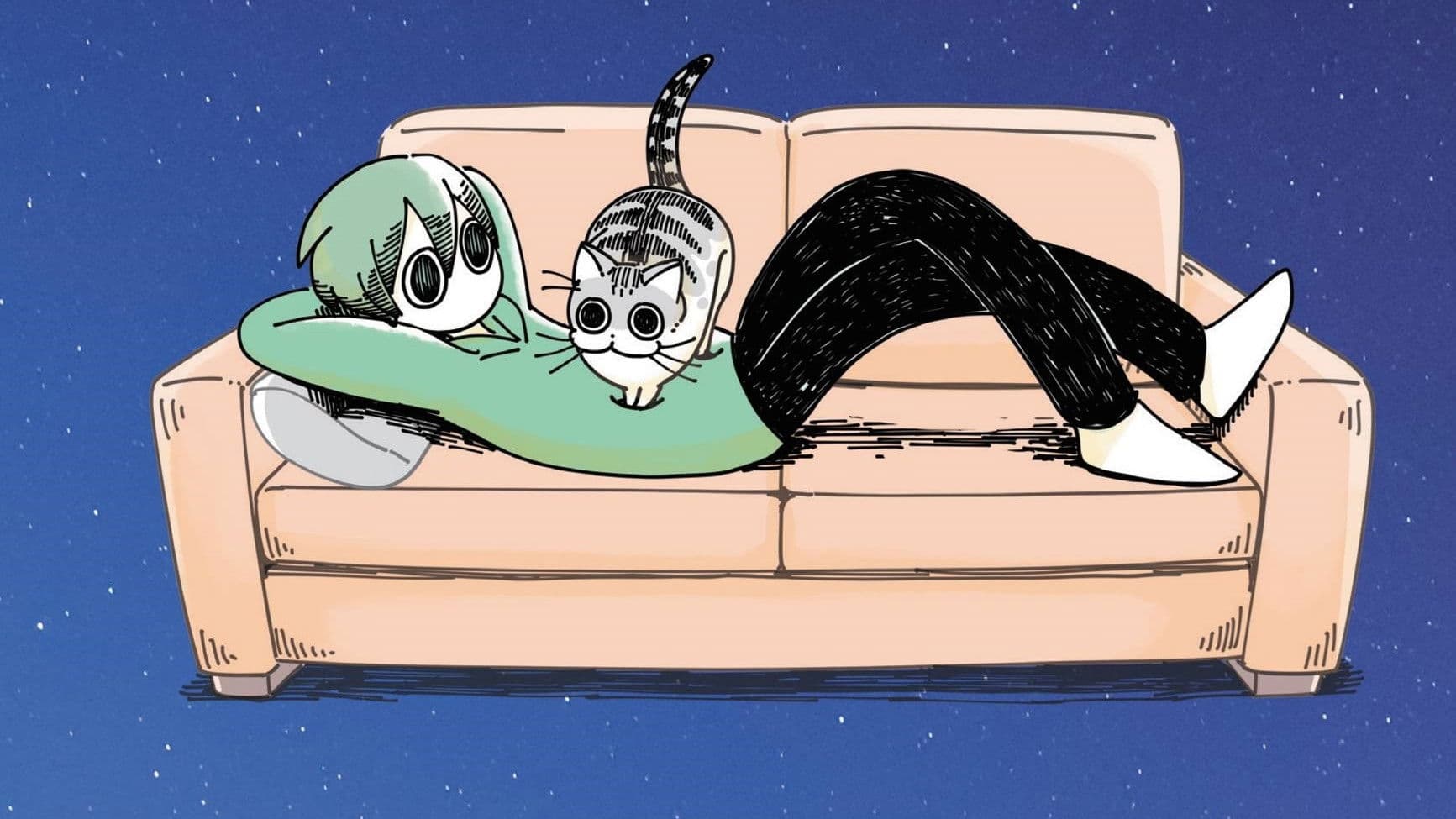 Nights with a Cat backdrop