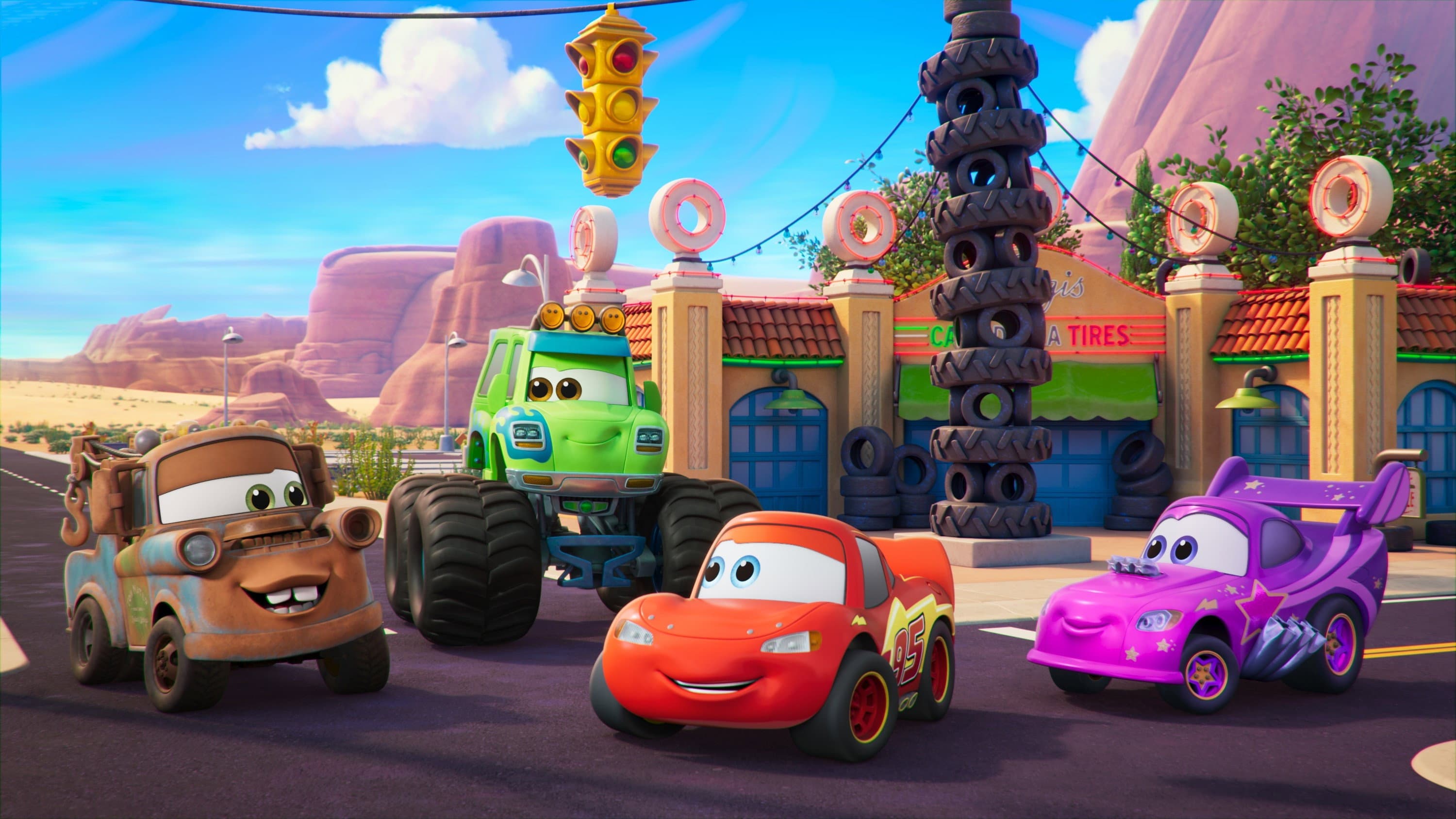Cars: Lightning Racers backdrop
