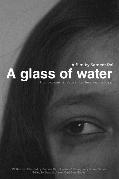 A glass of water